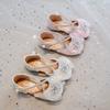 Mädchen Halbsandalen Süße Spitzenschleifen Kinder Flache Schuhe Tanzaufführung 2025 Sommer Neu Kinder Prinzessin Kleiderschuhe Weiche Sohle
