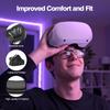 Comfortable Sweat-Proof Foam Face Cover Pad  for Quest 2 VR Facial Interface Bracket Replacement Durable Plastic Game Accessory