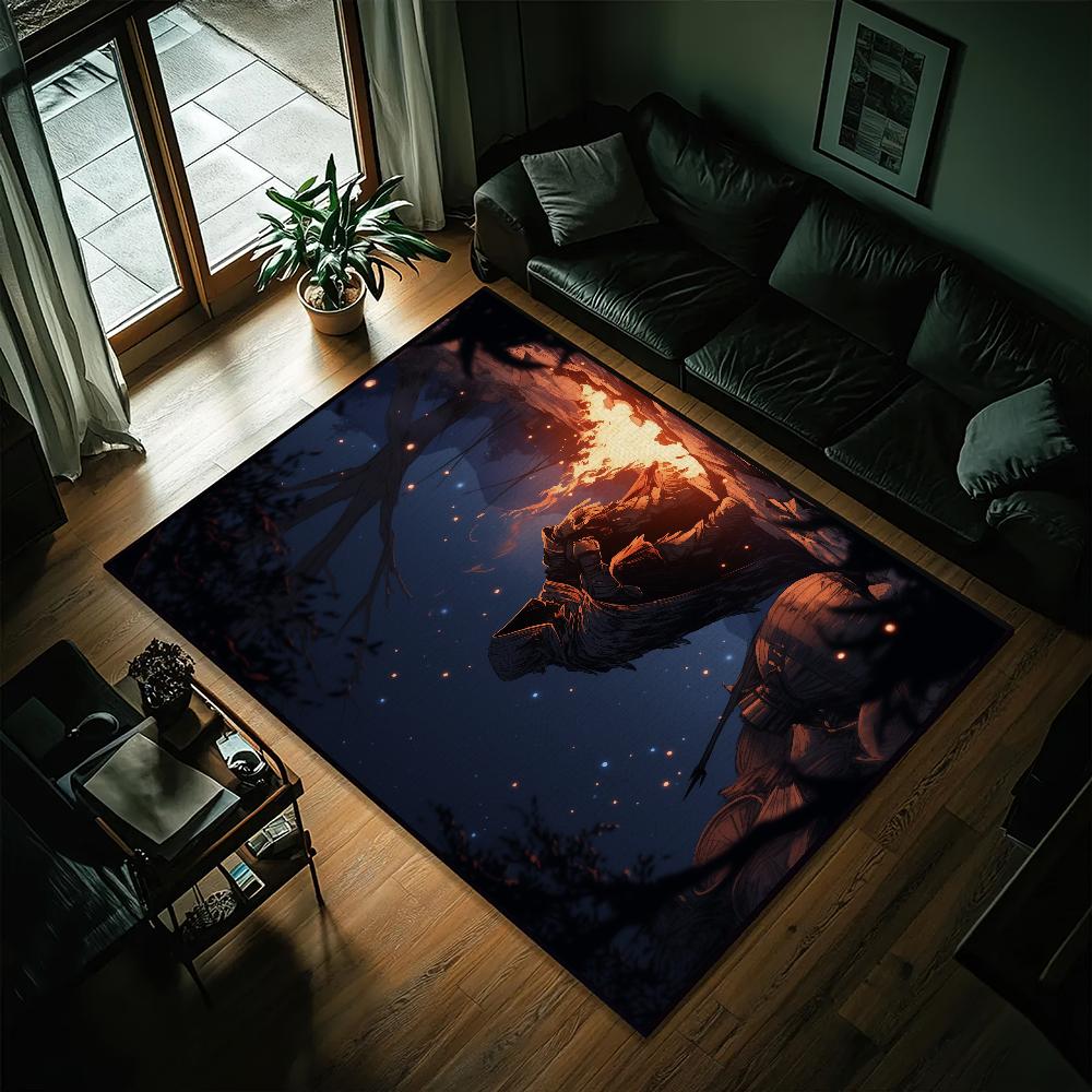 Hot Game The D-Dark Souls Door Mat Entrance Non-slip Washable Kitchen Carpet Living Room Hallway Rug Bathroom Decoration
