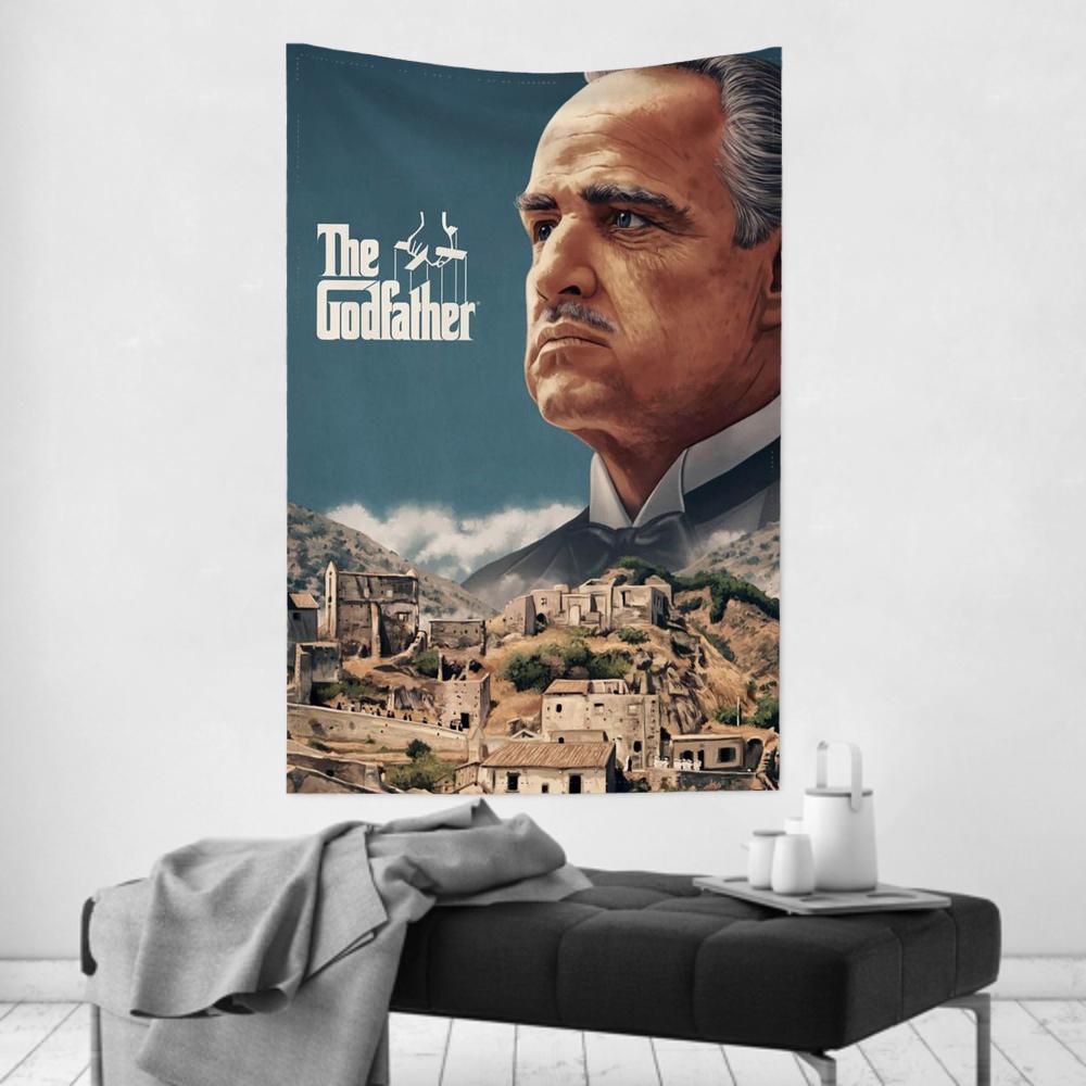 Classic US Gangster Movies The Tapestry Room Decor Wall GGodfather Cloth Party Hanging Background Room Decor Baby Room