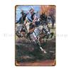 Polish Chevau L%C3%A9ger And Prussian Hussar In Combat Metal Sign Poster Garage Plaques Design Kitchen Party Tin Sign Poster