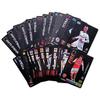 55 football rare black cards, bright colors, star cards, birthday gifts for children and teenagers
