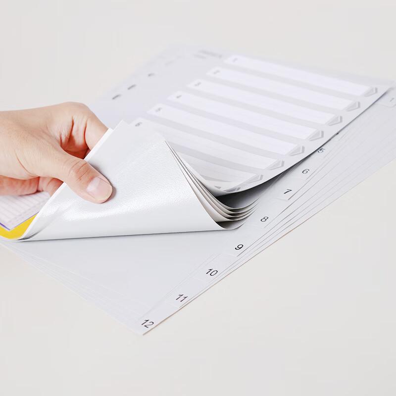 A4 PP 1-12 Zakładki 11-otworowe