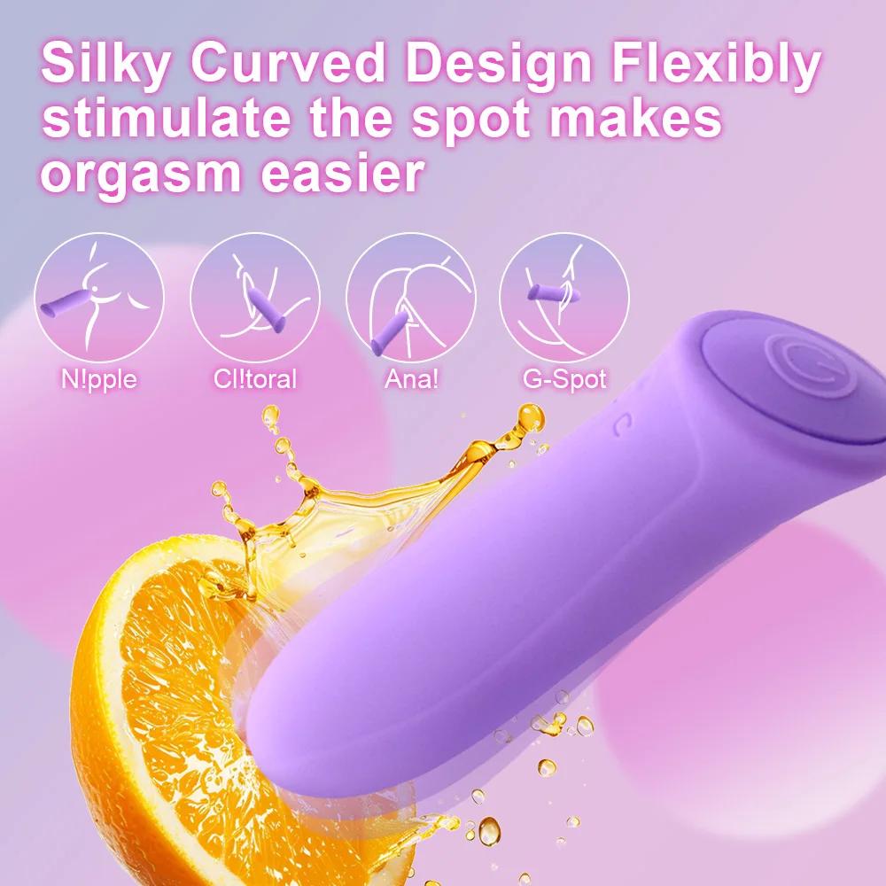 Vibrator Puternic pentru Femei Mini Glonț Punct G Dildo Vagin Clitoris Stimulator Vibratoare Masturbare Jucării Sexuale pentru Adulți Vibrație