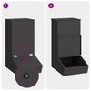 Pig Feeder Black 55 x 38 x 76 cm