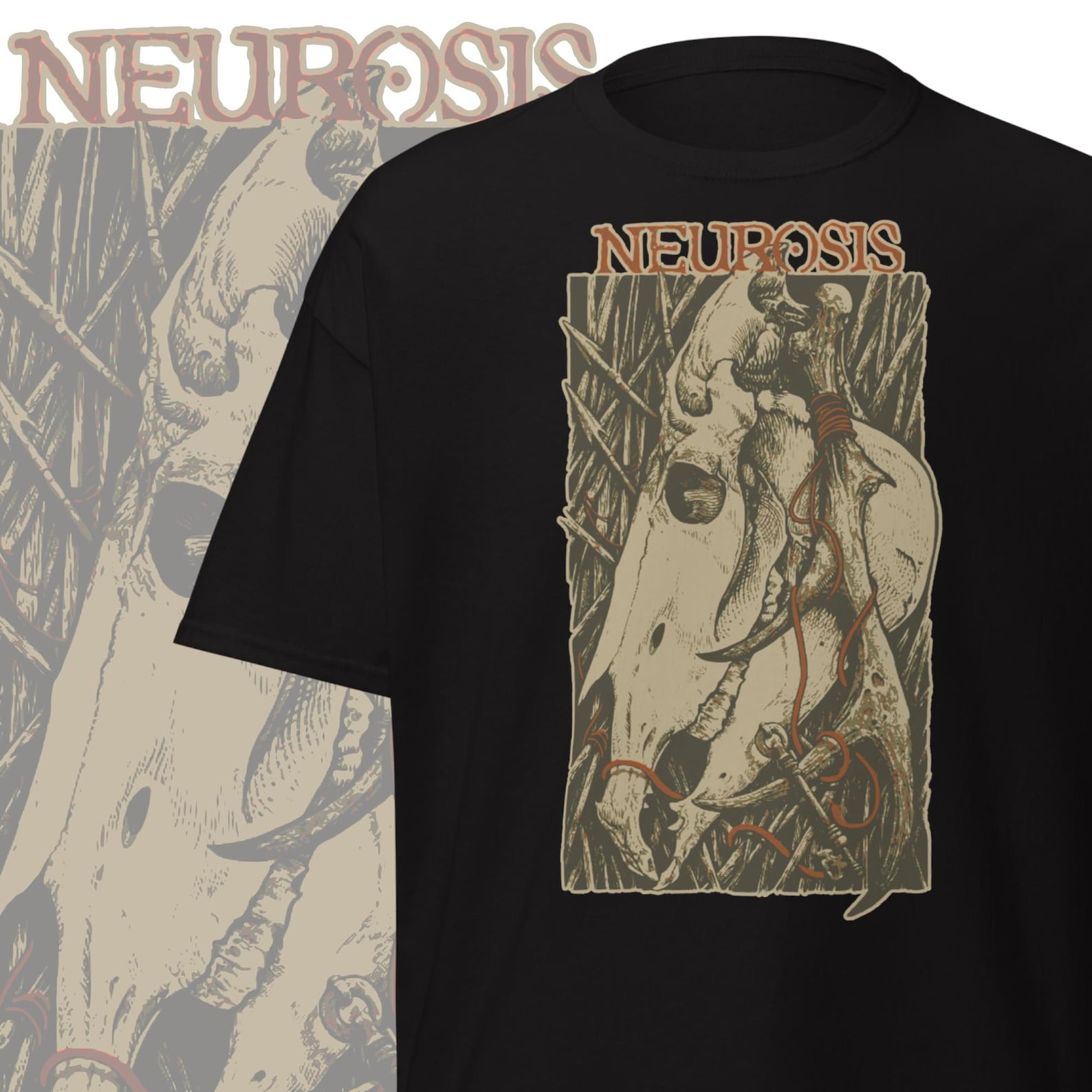 Neurosis Band T-Shirt: Sludge Metal Music Merch 2XL