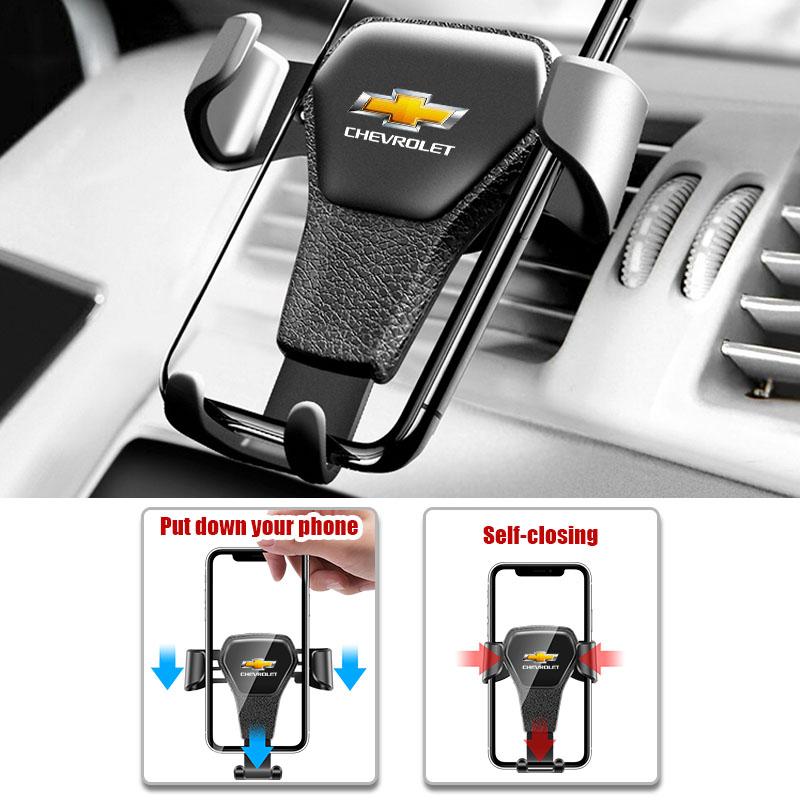 Gravity Car Phone Holder Air Vent Clip CellPhone Stand Support For Chevrolet Cruze Lanos Onix Captiva Aveo Matiz Epica Optra ss