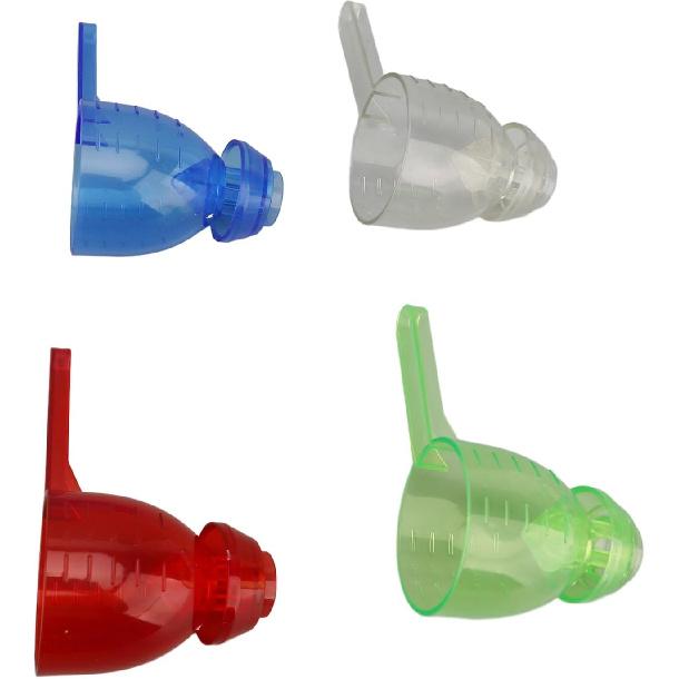 Leaky Measuring Spoon, Spill Proof Funnel Design, Ideal for Baking, Multi Functional Kitchen Tool with Leveling Markers, Transparent ABS Material