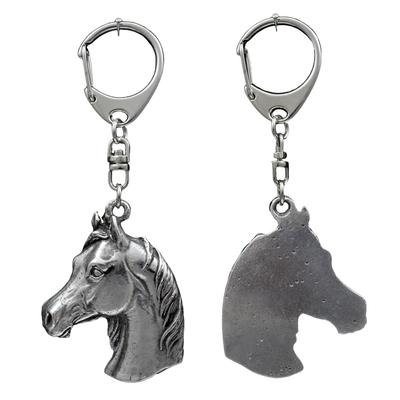 Australian Stock Horse Versilberter Schlüsselanhänger mit Pferd in Geschenkbox, Handtaschen-Ornament, Rucksack-Anhänger von