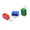 40PCS Thick 1x2 Dots Bricks DIY Building Blocks Figures Educational Creative Size Compatible with 3004 ABS Toys for Children