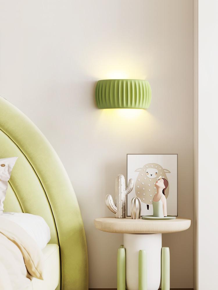 French European Wall Lamp Resin Bedroom Bedside Lamp Corridor Lamp Balcony Living Room Dining Room Simple Modern Wall Lamp