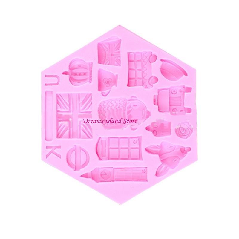 Various Shaped Silicone Mold Fondant Cake Mould Chocolate Mould Cake Decorating Tools Kitchen Baking Accessories HX6C
