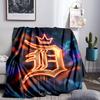 Detroit Tigers Emblem Blanket Lightweight Flannel Bedding Blanket Perfect for Travel, Camping, Living Rooms, Offices, Sofas, Fan Christmas gift