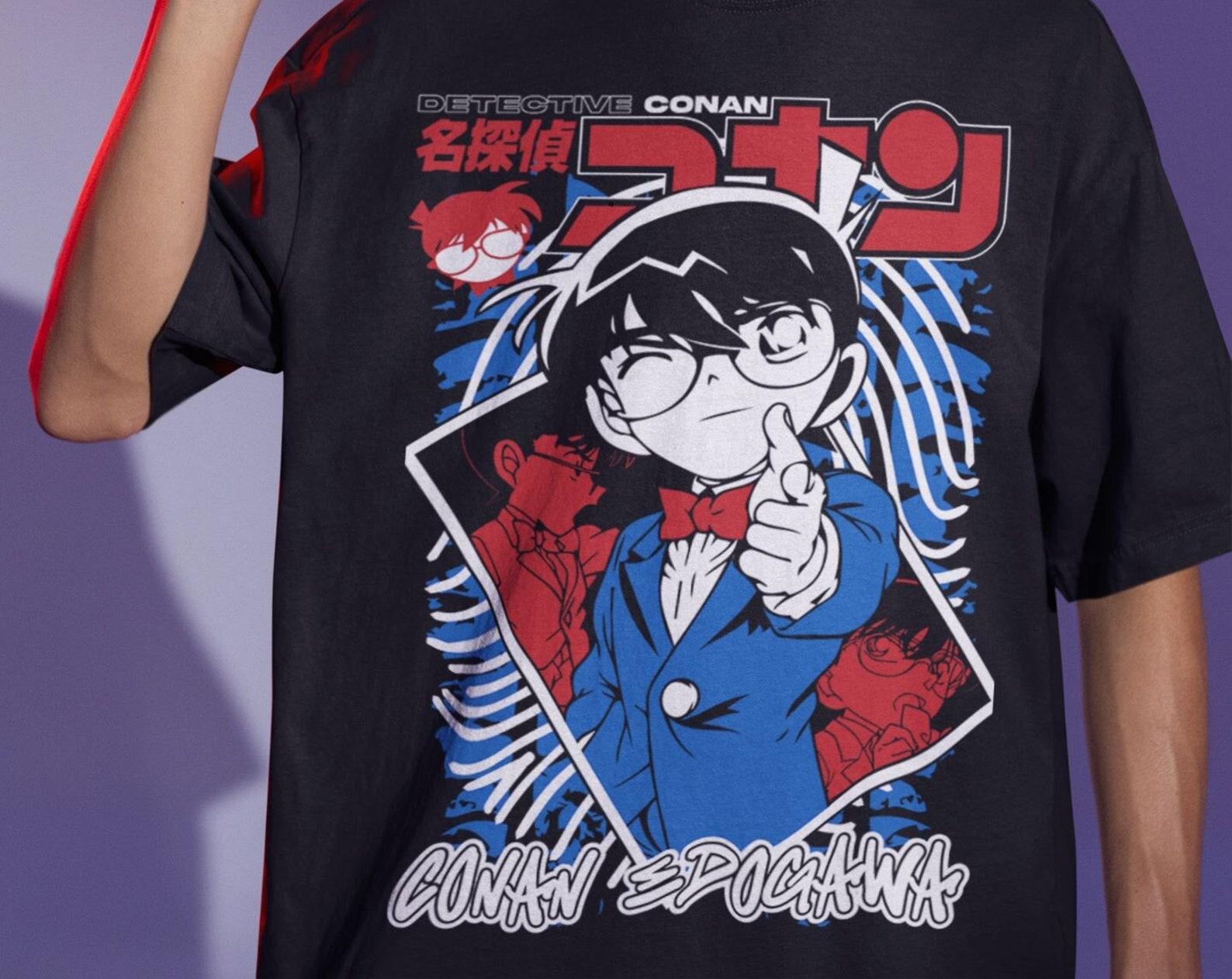 Vintage 90s Detective Conan anime tshirt XL