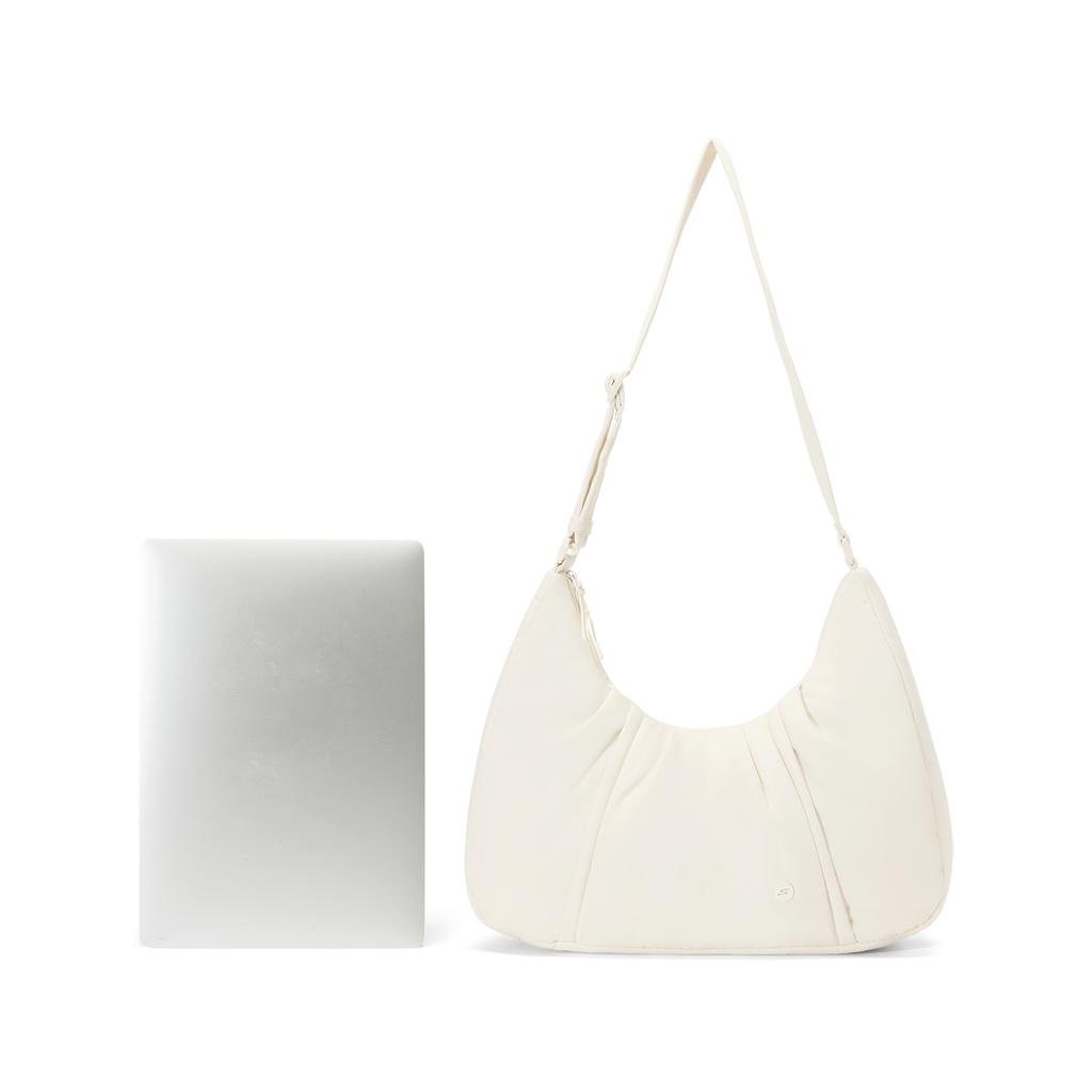 New Skechers Waterproof Fabric Crossbody Bag, Shoulder Bag Regular Women's Tofu White P325U023-0211