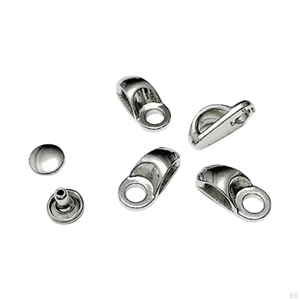 Boot Lace Hooks Eyelet Repair crafts D Ring Buckle for Mountaineering Shoes Camping Outdoor