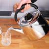 European Style Whistling Kettle - Thickened Stainless Steel for Induction and Gas Stoves, Angled Spout, Universal Design