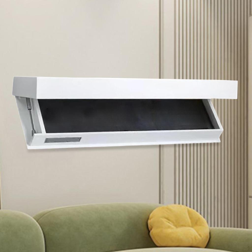 Float Shelves for Wall Flap Concealed Compartment Storage Rack Holder Bathroom Nursery