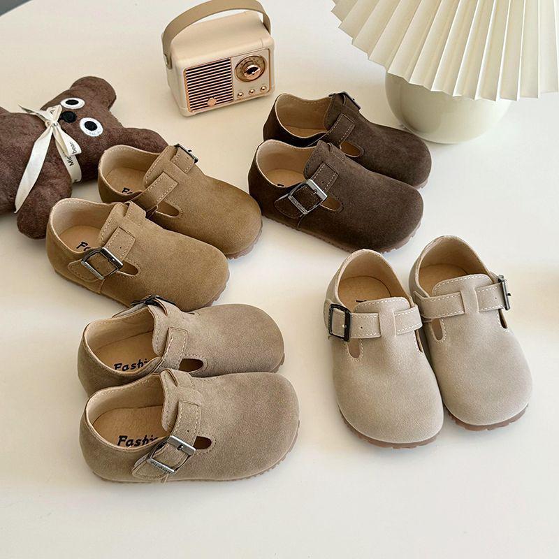 Mocassini in Pelle a Suola Morbida Primavera/Autunno 2025: Scarpe Unisex per Bambini