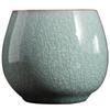 Ru Kiln Ice Flower Crackle Glaze Kung Fu Ceramic Tea Cup - Mastery In Personal Tea Tasting, Gift Box Included