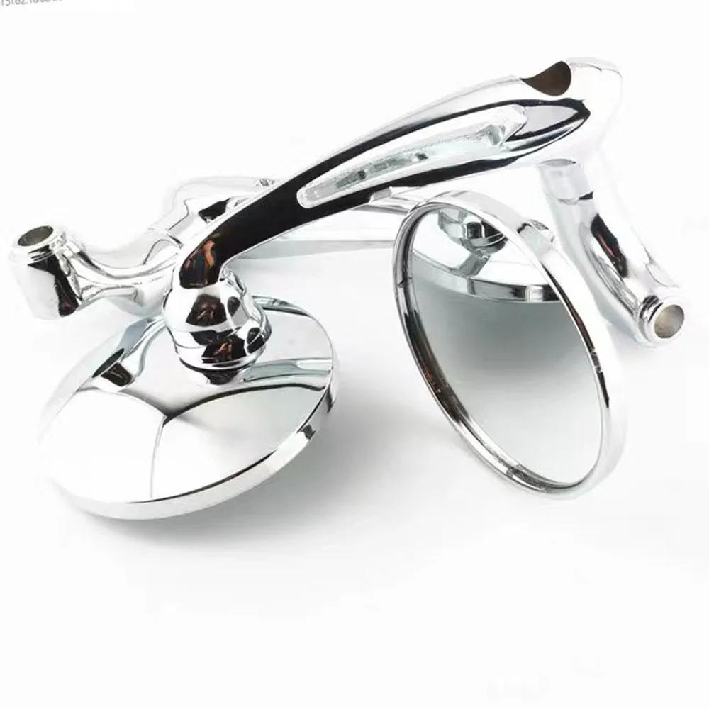 Rearview Mirrors For FB Mondial HPS 125 HPS 300 Motorcycle CNC Handlebar End Round Side Mirror A