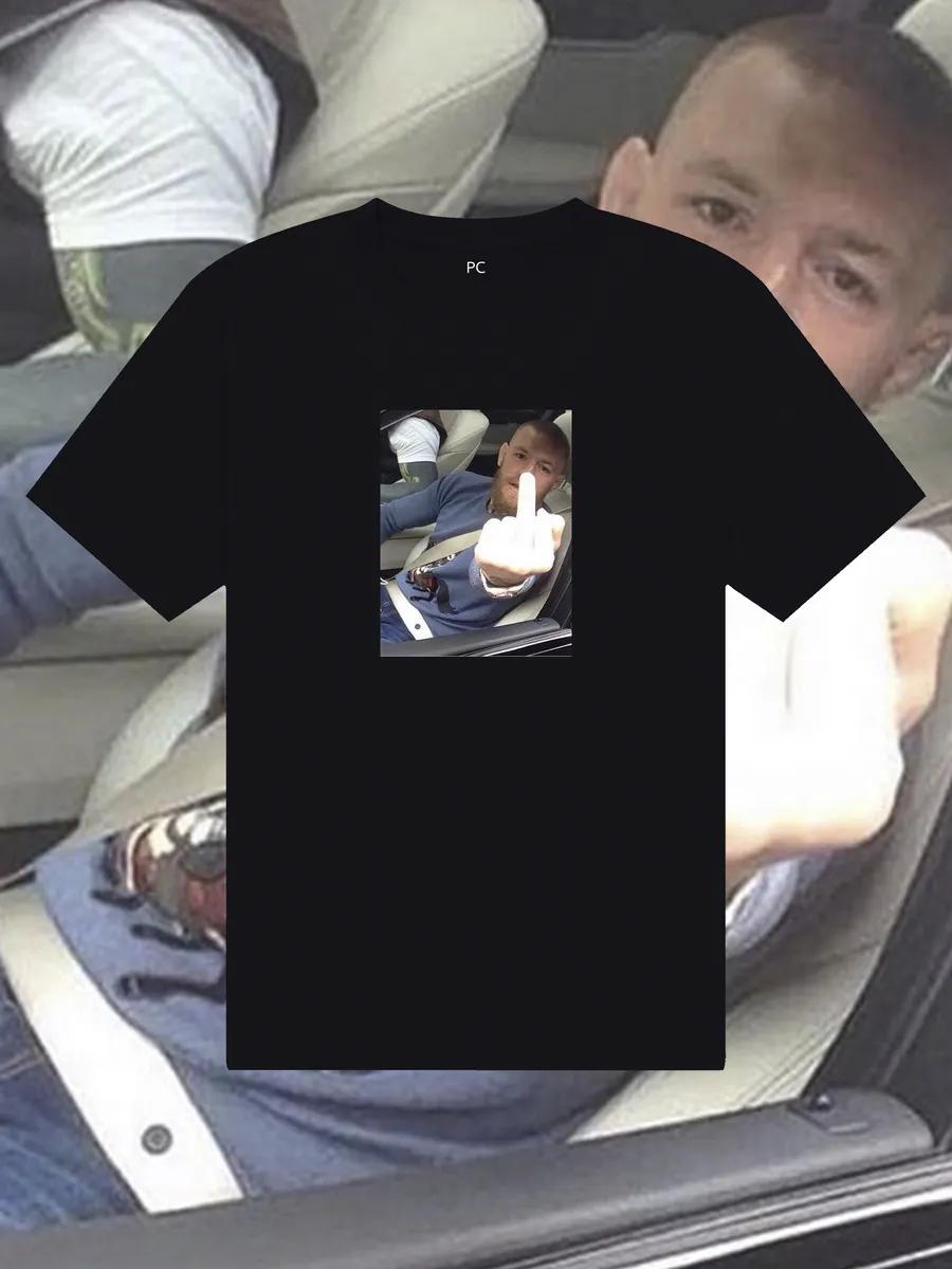 T-shirt with Conor McGregor print S