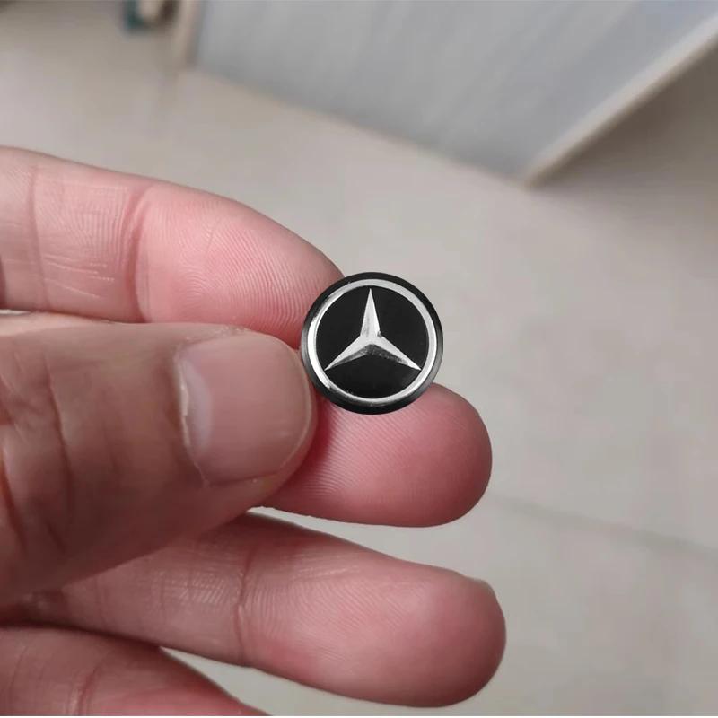 GLC GLB 5/10Pcs Car Remote Key Logo Accessory Emblem Stickers For Mercedes Benz AMG W206 W204 W205 W212 W213 W221 W222 W223 W25