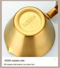 304 Stainless Steel Espresso 100ML Measuring Cup with Scale for Milk & Coffee