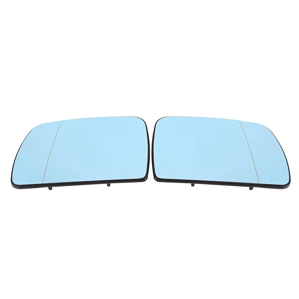 Car Anti Blind Left & Right Door Wing Rearview Mirror Glass Heated For BMW X5 E53 1998 2006