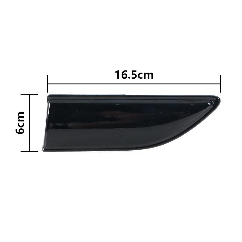 4PCS Front Door Fender Side Grille Leaf Plate Air Outlet Molding Trim Cover Strip For Land Rover Range Rover Evoque 2011-2019
