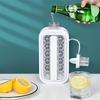 Portable 2 In 1 Ice Ball Maker Kettle 17 Grids Flat Body Lid Cooling Ice Cube Mold Ice Maker For Champagne,Beer,Juice,Water