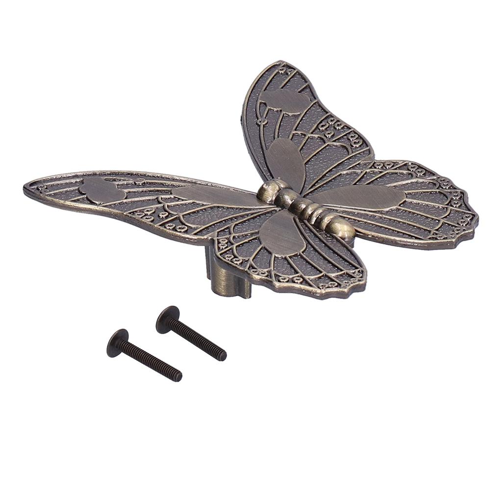 Schmetterlingsform Griff Einloch Zweiloch Schrankknopf Zug für Schublade Tür Zuhause