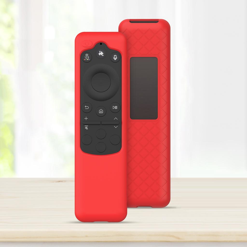 For SAMSUNG BN59-01432A/BN59-01480L Silicone Remote Control Case with Lanyard Drop-Proof RC Cover Anti-Slip Smart TV Accessories