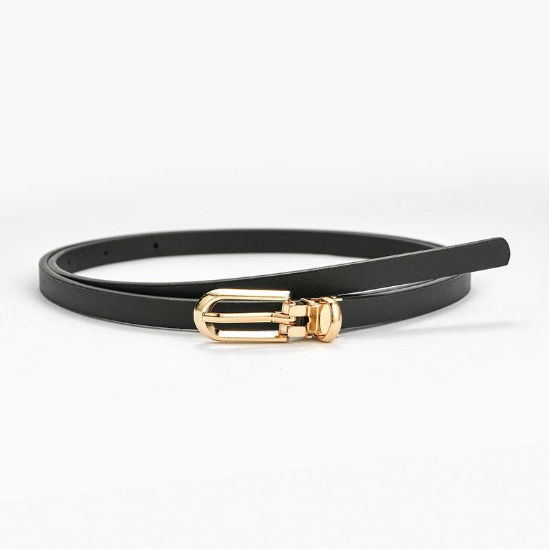 Women‘s Candy Color Waist Strap Thin Belt For Lady Girls Pants Jeans Dress Belt Alloy Pin Buckle Waistbands Adjuestable