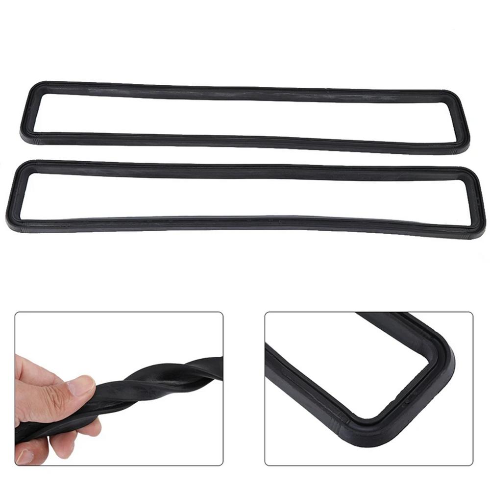 2x Bulkhead Vent Rubber Sealing Strips For Land Rover Defender 1986-1992 MUC4299