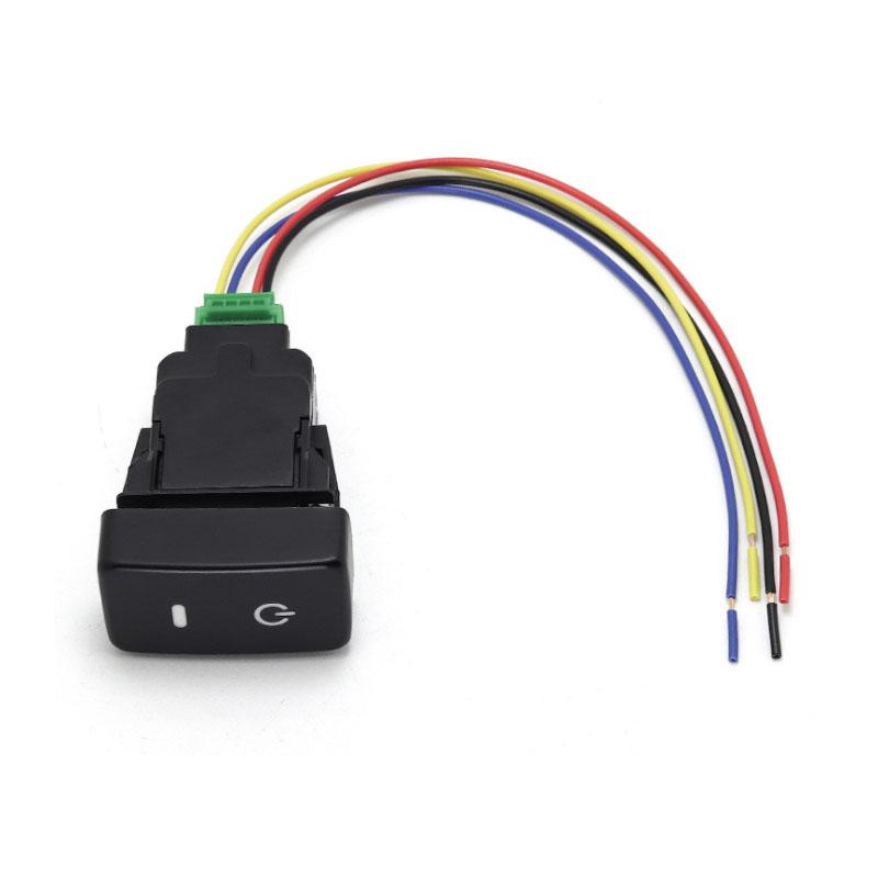 1 PZ BSM DRL LED Riscaldamento Specchietto Retrovisore Sensori di Parcheggio Alimentazione Pulsante Interruttore Volante Per Honda Fit
