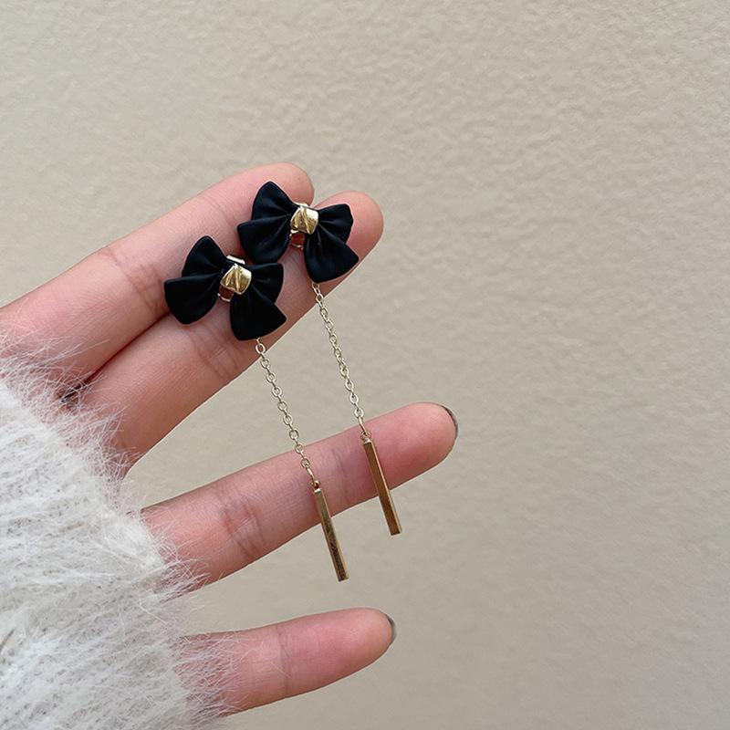New Fashion Long Drop Earrings for Women Flower Star Moon Heart Butterfly Wings Crystal Pearl Round Geometry Tassel Ear Zircon
