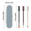 3Pcs/Set 360° Rotating Nose Hair Trimmer Washable Hair Removal Tool Nose Hair Clippers  Women Men