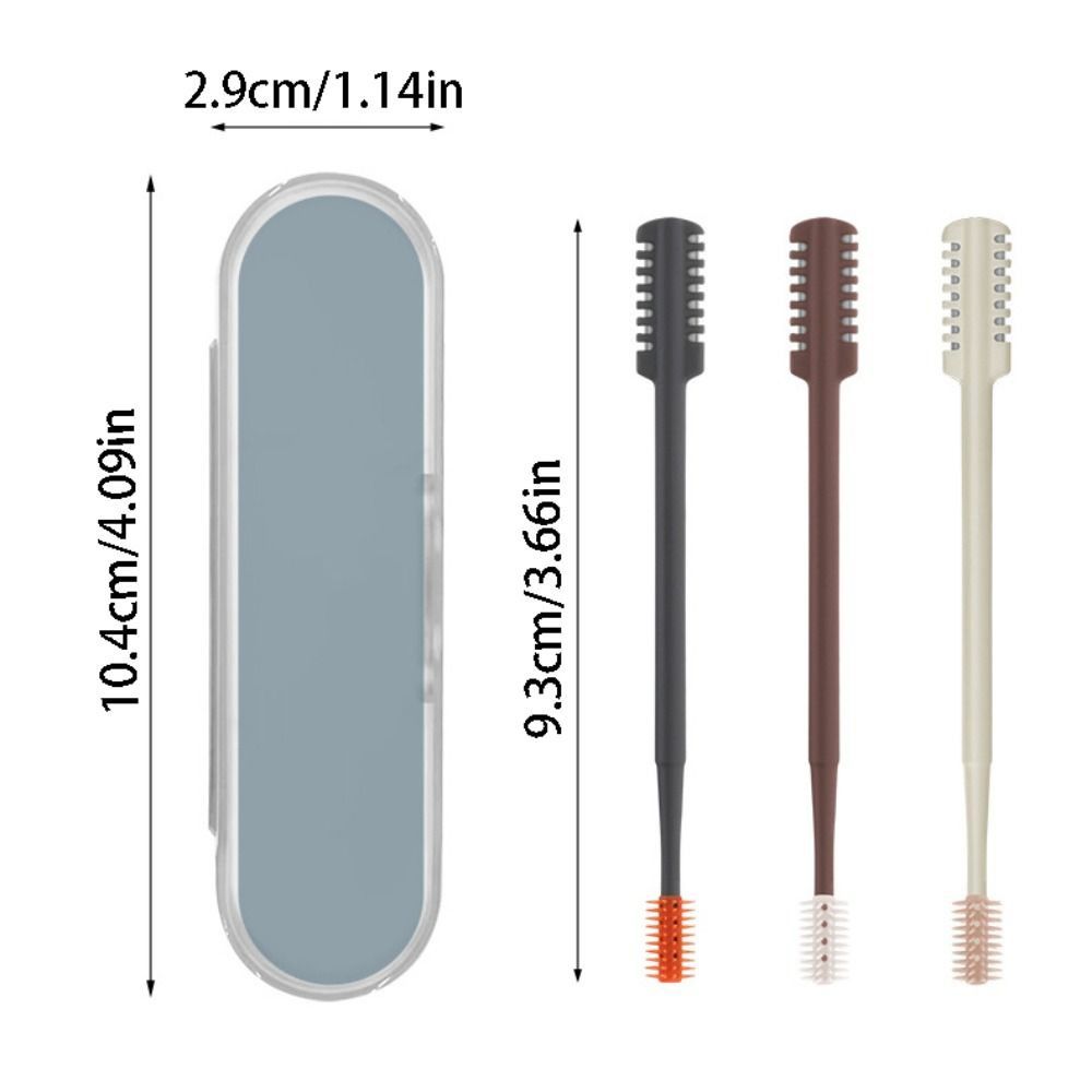 3Pcs/Set 360° Rotating Nose Hair Trimmer Washable Hair Removal Tool Nose Hair Clippers  Women Men