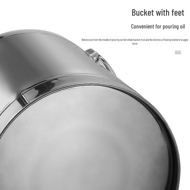 Lianmei 304 Stainless Steel Sealed Storage Bucket 15L