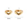 1 Pair Gold-plated Mini Zircon Hoop Earrings Rhinestone Piercing Ear Clip Cubic Otic Cartilage Earring Stud Women Ear Ornament