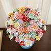 Ceramic Flowers Jingdezhen High Temperature Handmade Simulation Flowers Eternal Life Flower Decorations Creative Gifts Home Furn