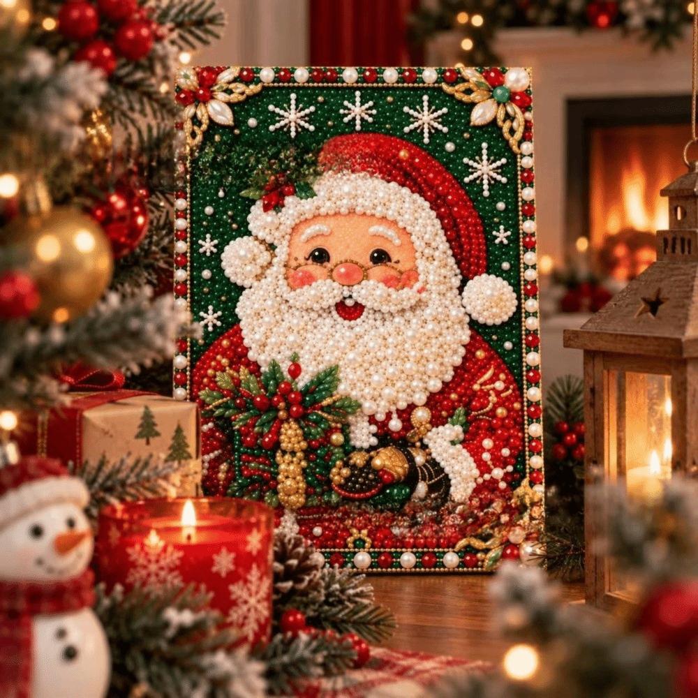 Sun Catcher DIY Pearl Painting Kit Acrylic Christmas Hanging Decoration Porch Decoration