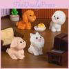 Creative Resin Dog Figurines Miniature Office Desk Accessories Blind Box Set