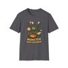 Unisex Softstyle T-Shirt Mens Womens Tees Top Monster Math Chaos Funny Tentacles Ghost Panic School