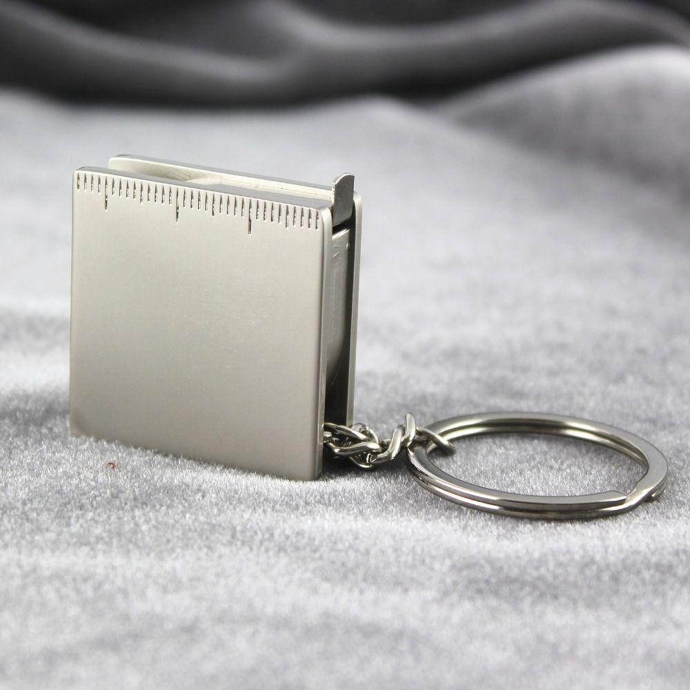 Mini Size Tape Measure Keychain Portable Keyring Pull Ruler Retractable Gauging Tools  Hand Gauging