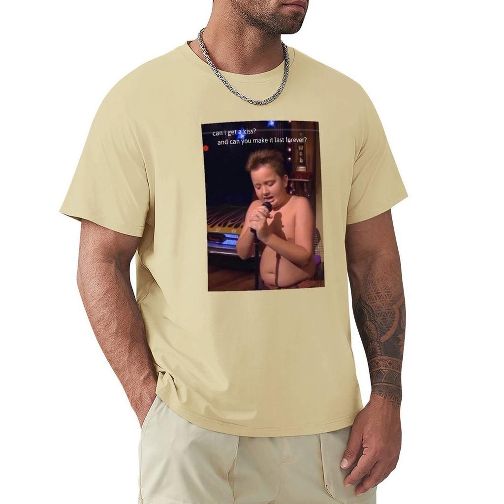 Can I Get A Kiss And Can You Make It Last Forever Gibby Get A Kiss T-Shirt New Edition Vintage Anime Shirt Mens Clothing