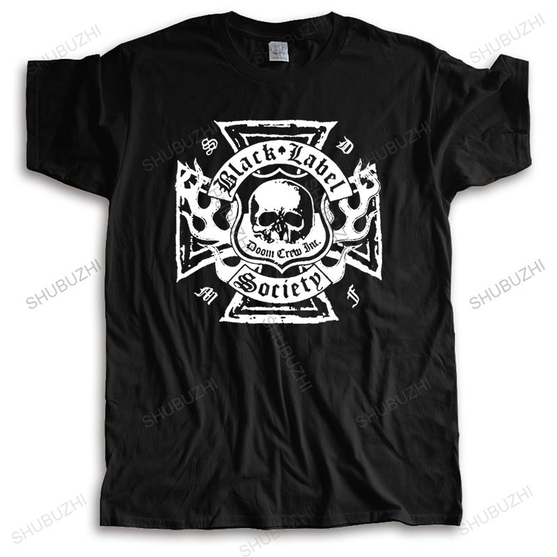 Summer Brand Tshirt Men Cotton T Shirt BLACK LABEL SOCIETY 2 FRUIT OF THE LOOM DTG Fashion Unisex printing Teeshirt