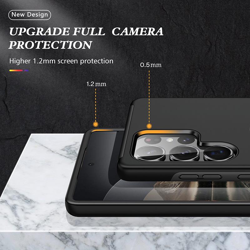 Samsung S25 Ultra Magnetic Car Ring Protective Phone Case - Full Coverage & Anti-Drop