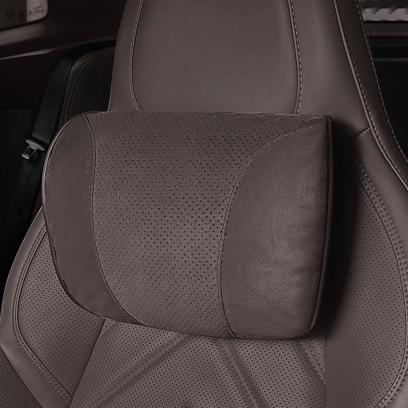 

Car Headrest & Lumbar Support Suede Pillow for Geely Binyue, Emgrand, Xingrui, Bin Yue, ICON, Jiaji